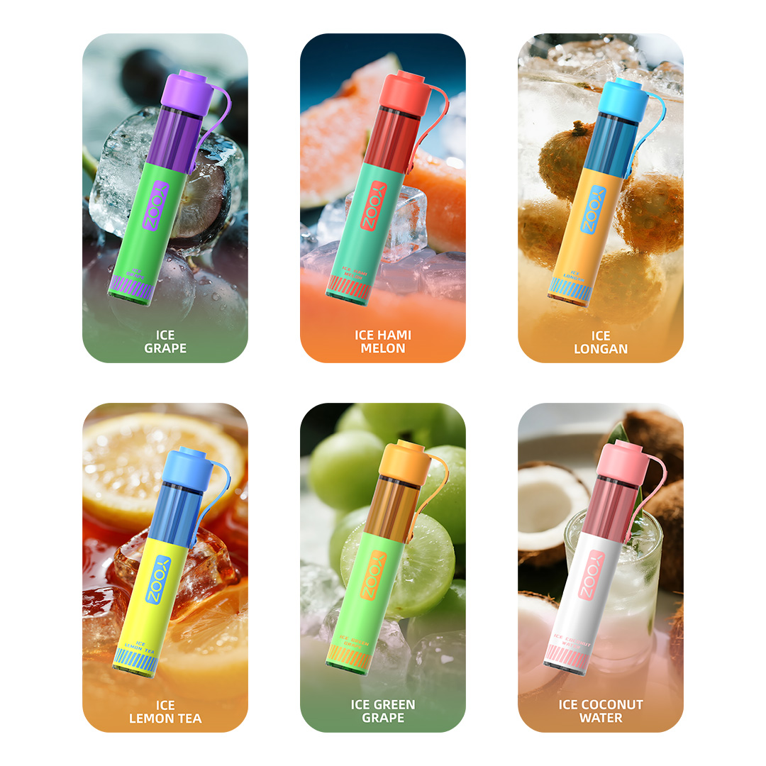 柚子积木4000口一次性电子烟-橡胶防尘嘴帽设计-透明可视油仓