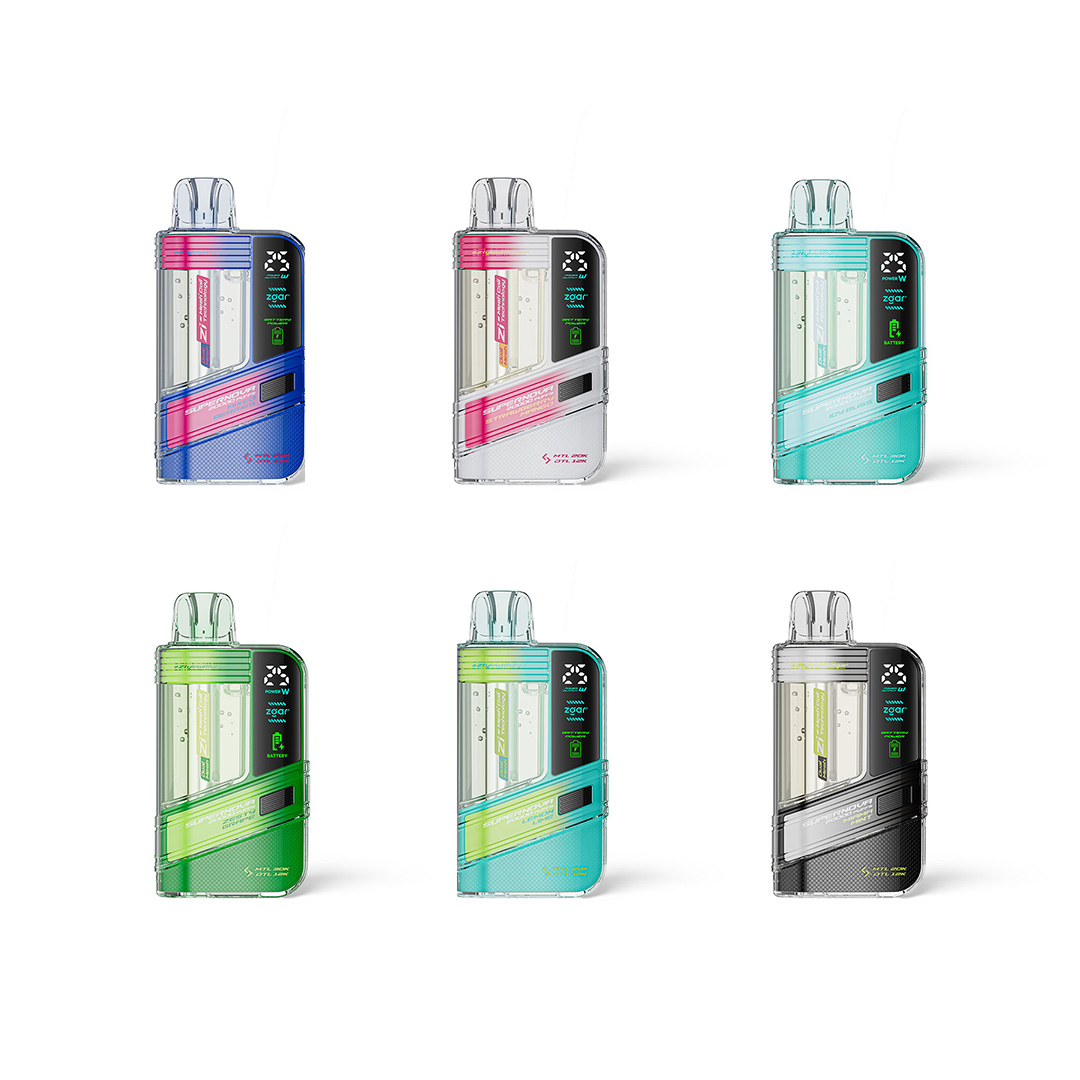 冰熊20000口一次性电子烟-16-25瓦功率调节，LED显示屏