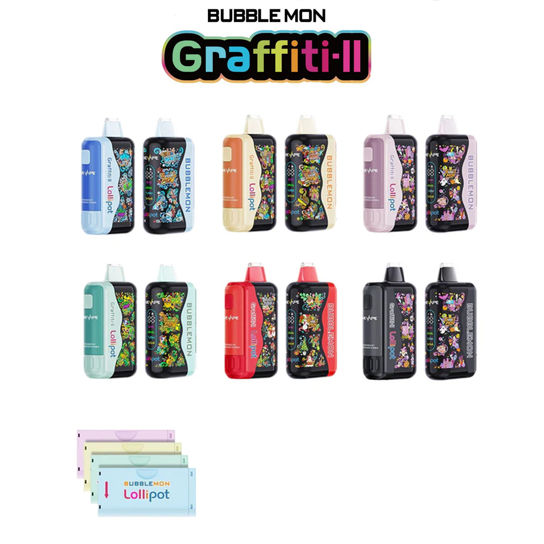 Bubblemon炫彩二代30000口主机+烟弹套装-三种模式可切换