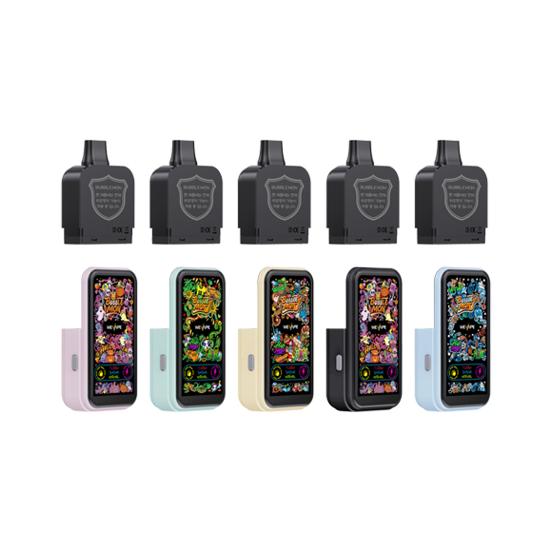 Bubblemon炫彩三代30000口电子烟主机+烟弹套装-普通和涡轮两种模式可调